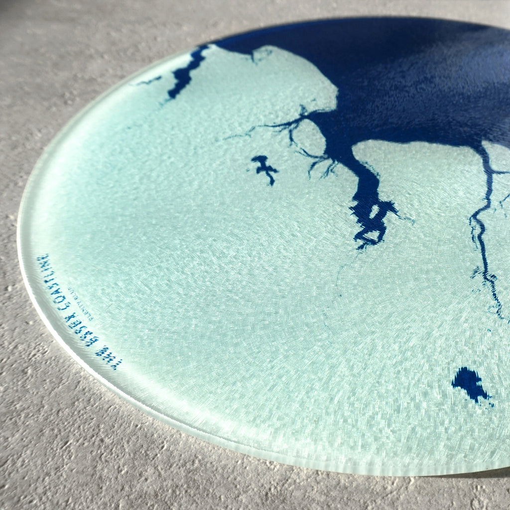 Essex Coast Chopping Board - Essex Map Worktop Saver, Essex Gift,Southend Map, Mersea Island Map Art, Colchester Map, Maldon Map, Thames Map