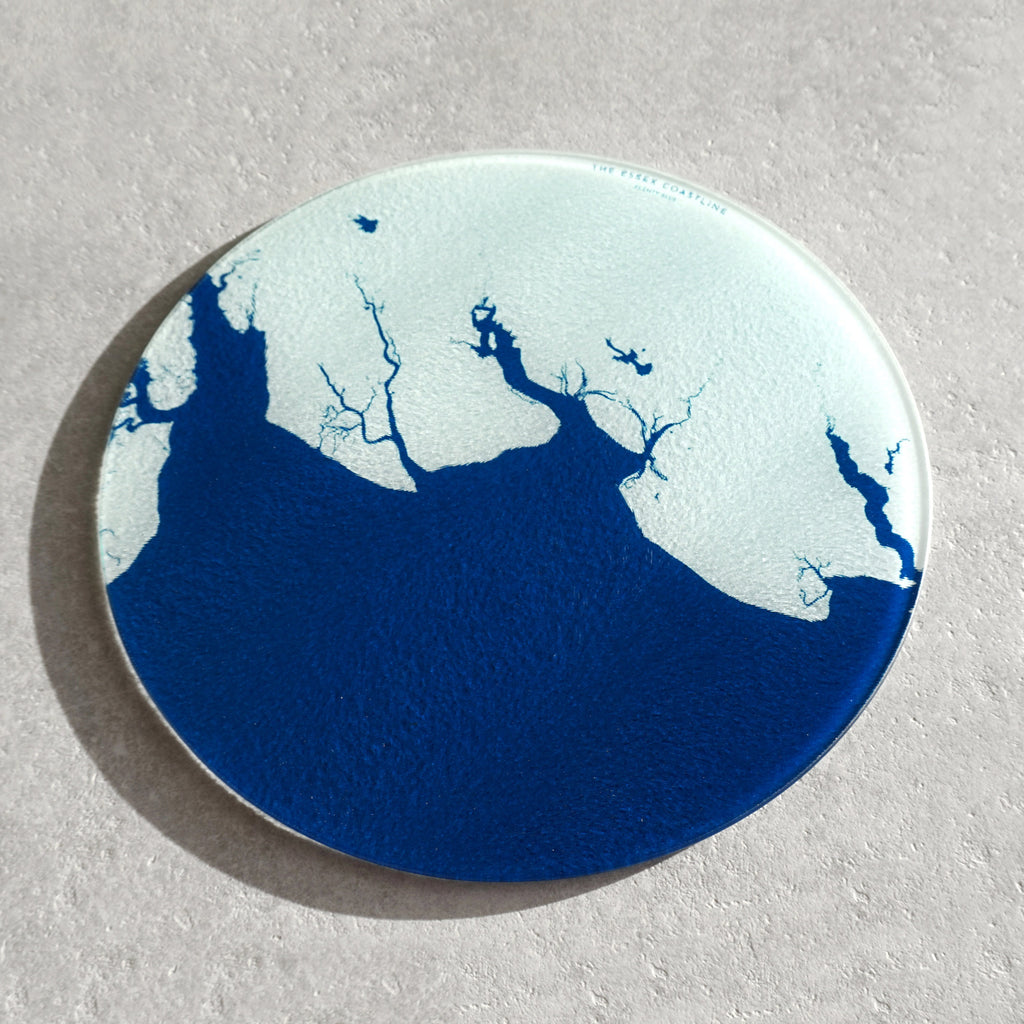 Essex Coast Chopping Board - Essex Map Worktop Saver, Essex Gift,Southend Map, Mersea Island Map Art, Colchester Map, Maldon Map, Thames Map