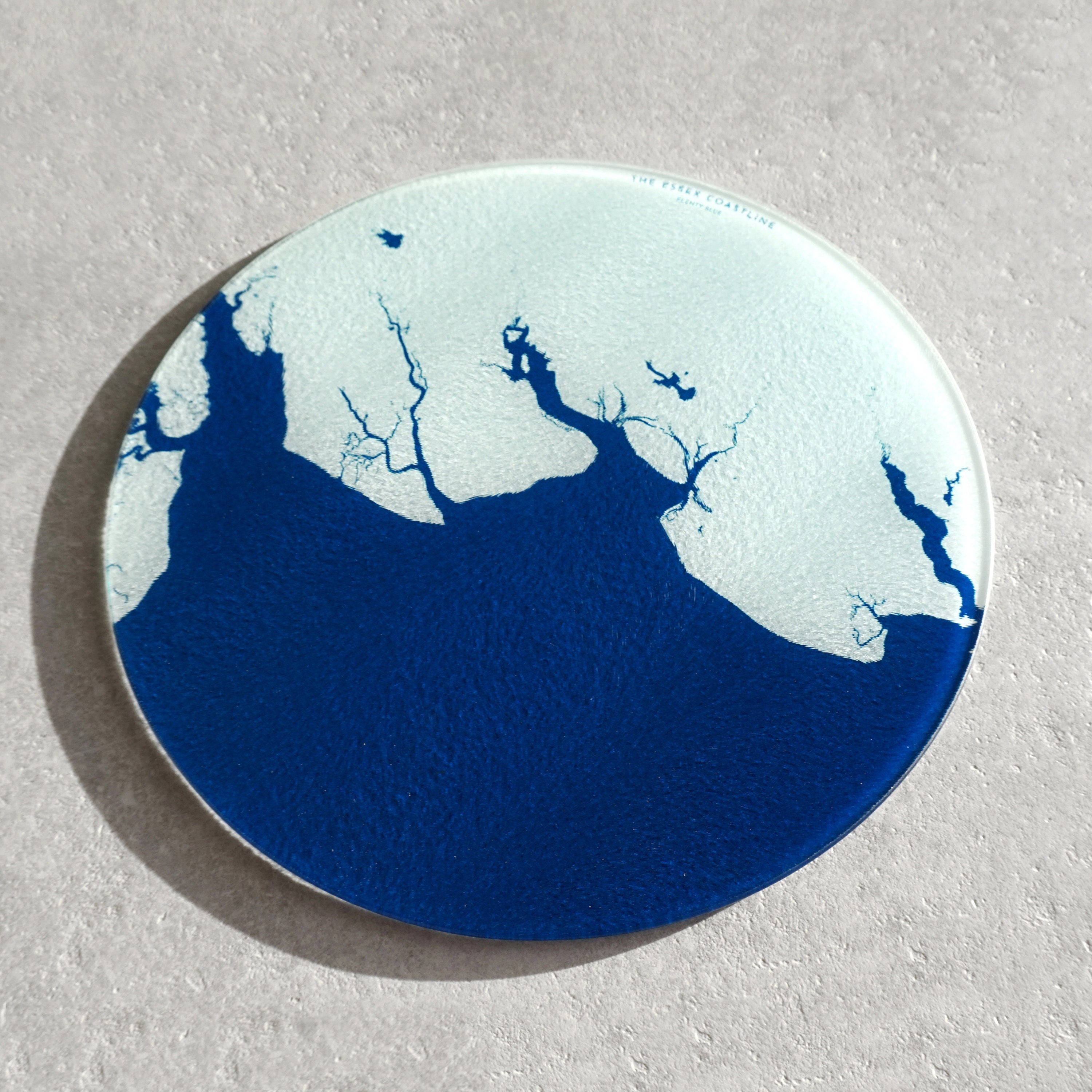 Essex Coast Chopping Board - Essex Map Worktop Saver, Essex Gift,Southend Map, Mersea Island Map Art, Colchester Map, Maldon Map, Thames Map