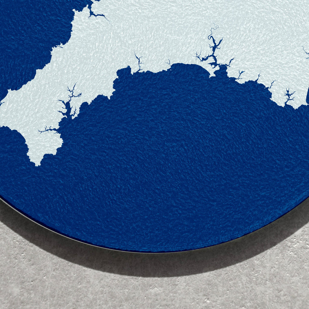 Devon and Cornwall Map Chopping Board - Devon Map, Cornwall Map Art, Worktop Saver, SW Coast, Salcombe Map, Falmouth Map, St Ives Map