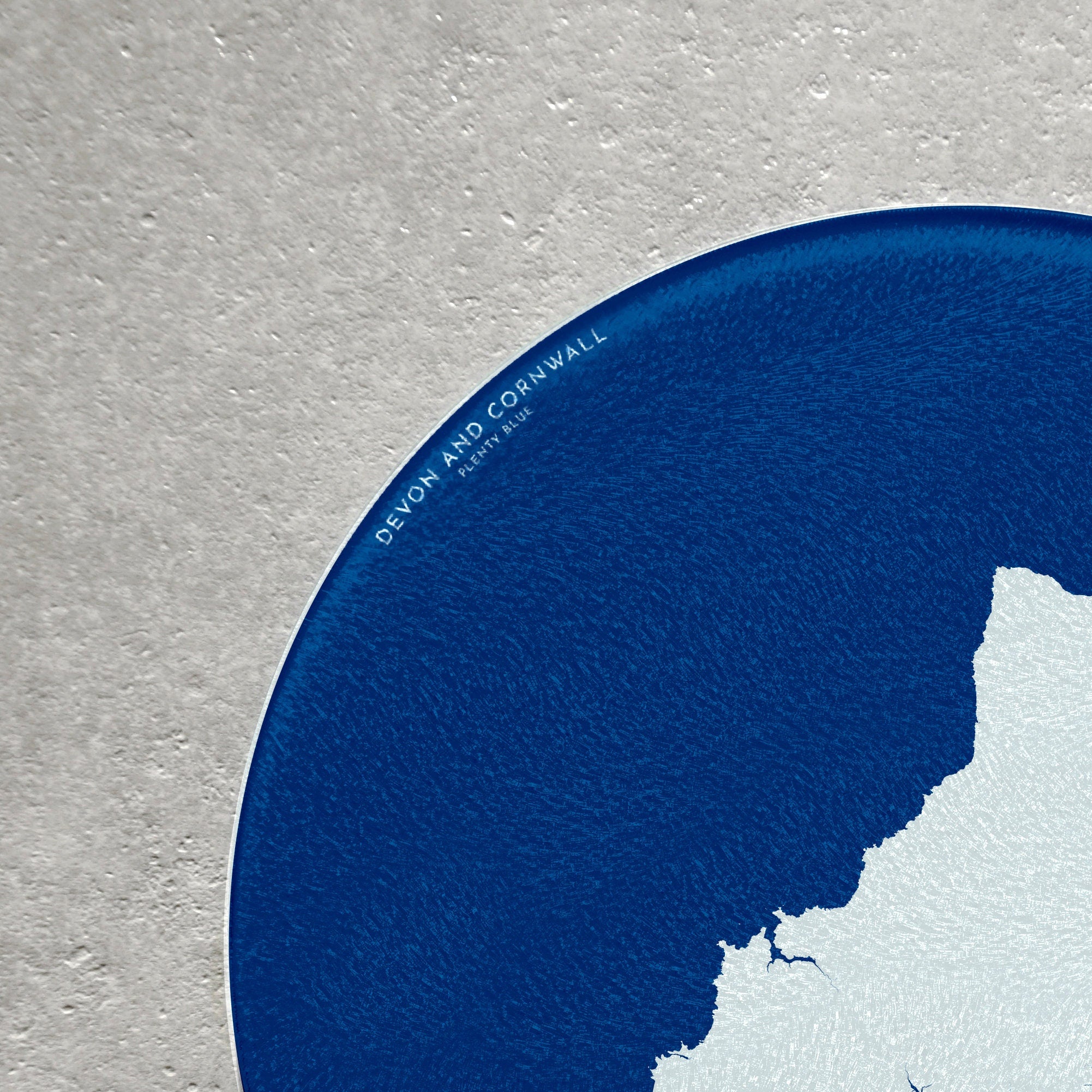 Devon and Cornwall Map Chopping Board - Devon Map, Cornwall Map Art, Worktop Saver, SW Coast, Salcombe Map, Falmouth Map, St Ives Map