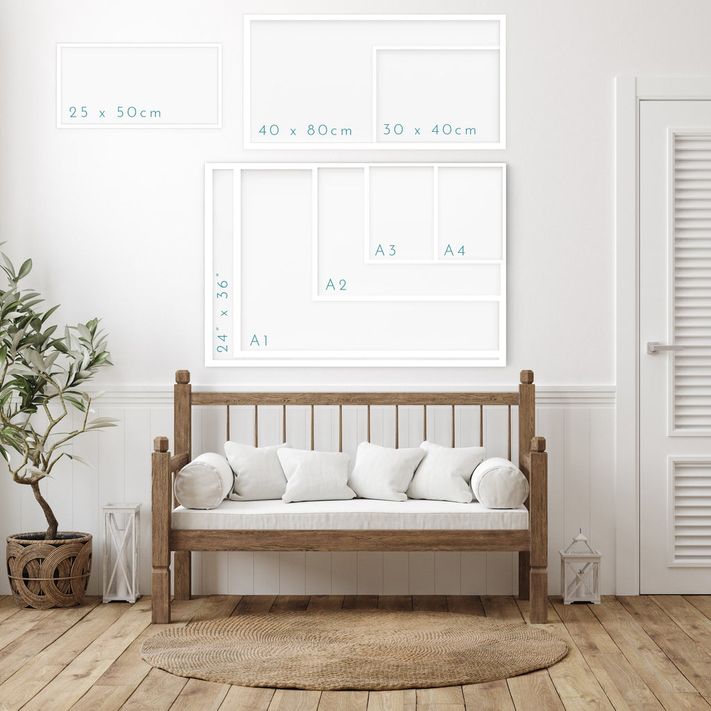 River Thames Print - Marlow to Dartford, Thames Path Art, London Map, The River Thames Print, Richmond, Windsor, Slough, West London