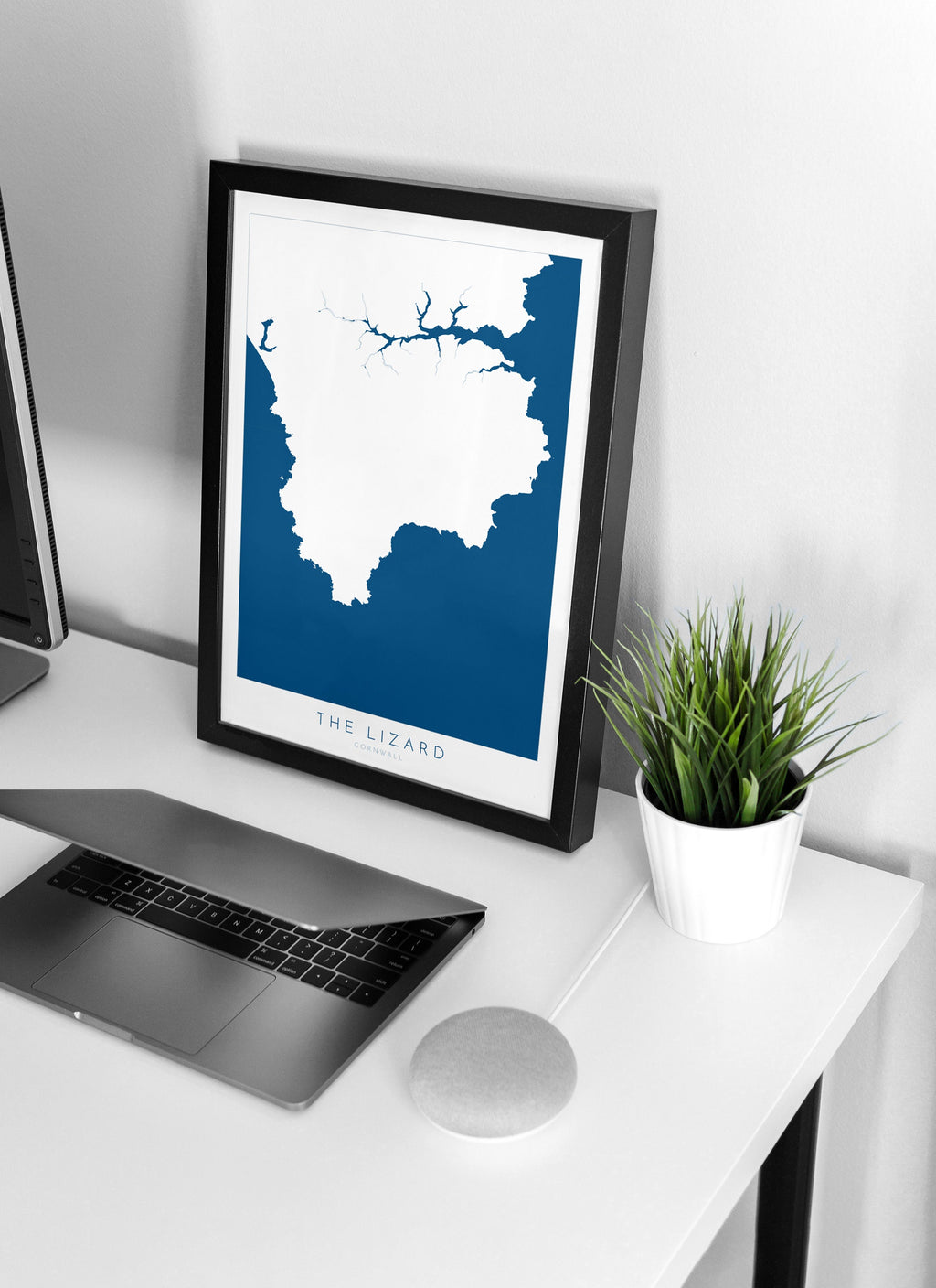 Lizard Peninsula Print - Cornwall Map, Helford River Travel Poster, Cornwall Art, The Lizard Peninsula, South Cornwall, Cornish Coast Print