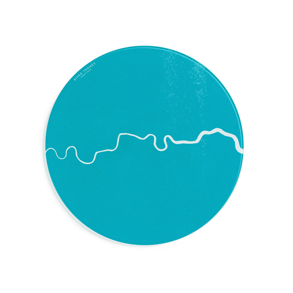 River Thames Map Chopping Board - London Map, River Thames Art, Worktop Saver, London Art, London Gift, River Art, Unique Wedding Gift