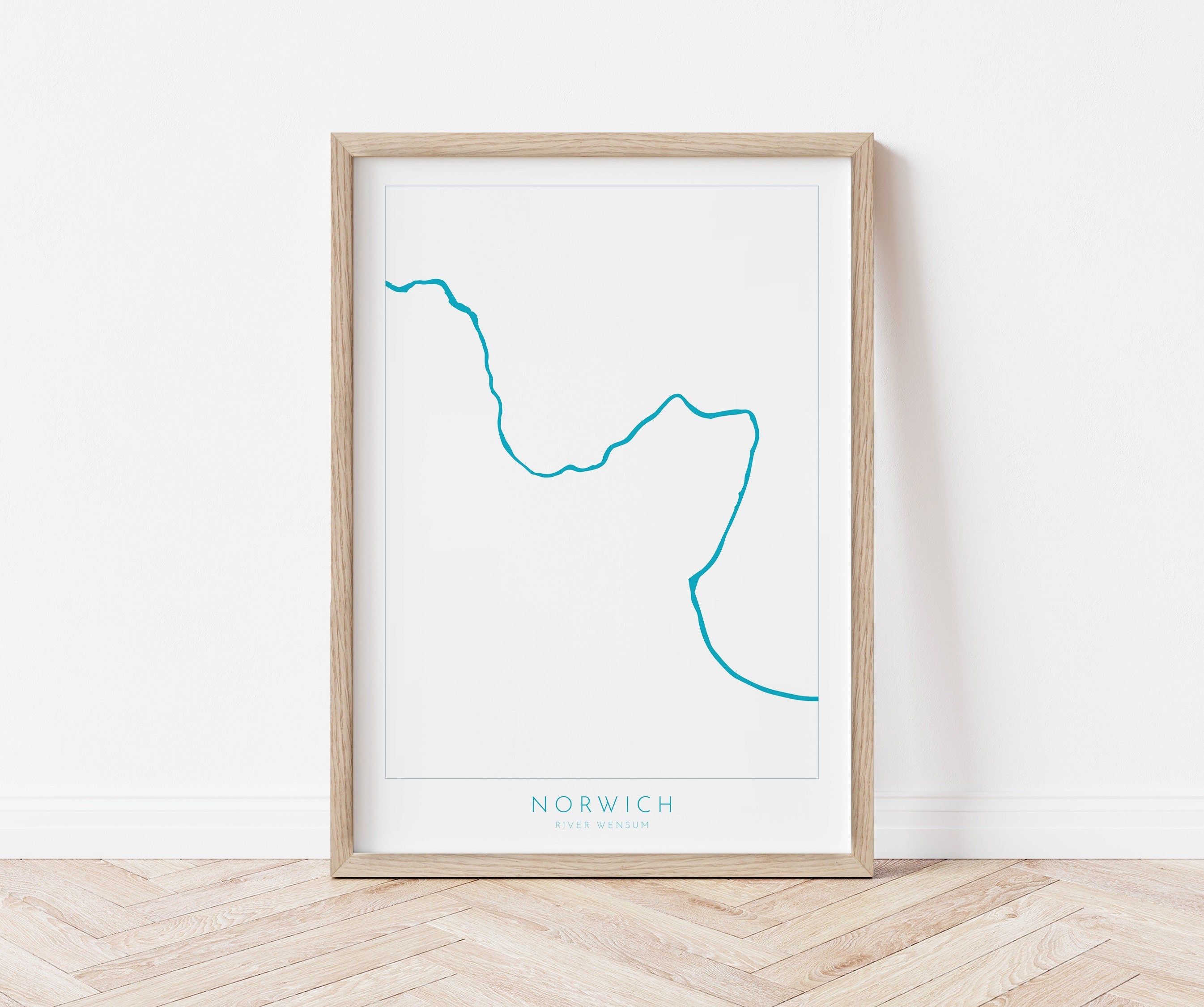 Norwich Map - Norwich Norfolk Art, Norwich UK, England Map art, Norfolk Map, River Wensum map Art, UK Cities, UK City Map