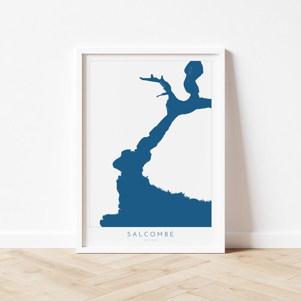 Salcombe map art
