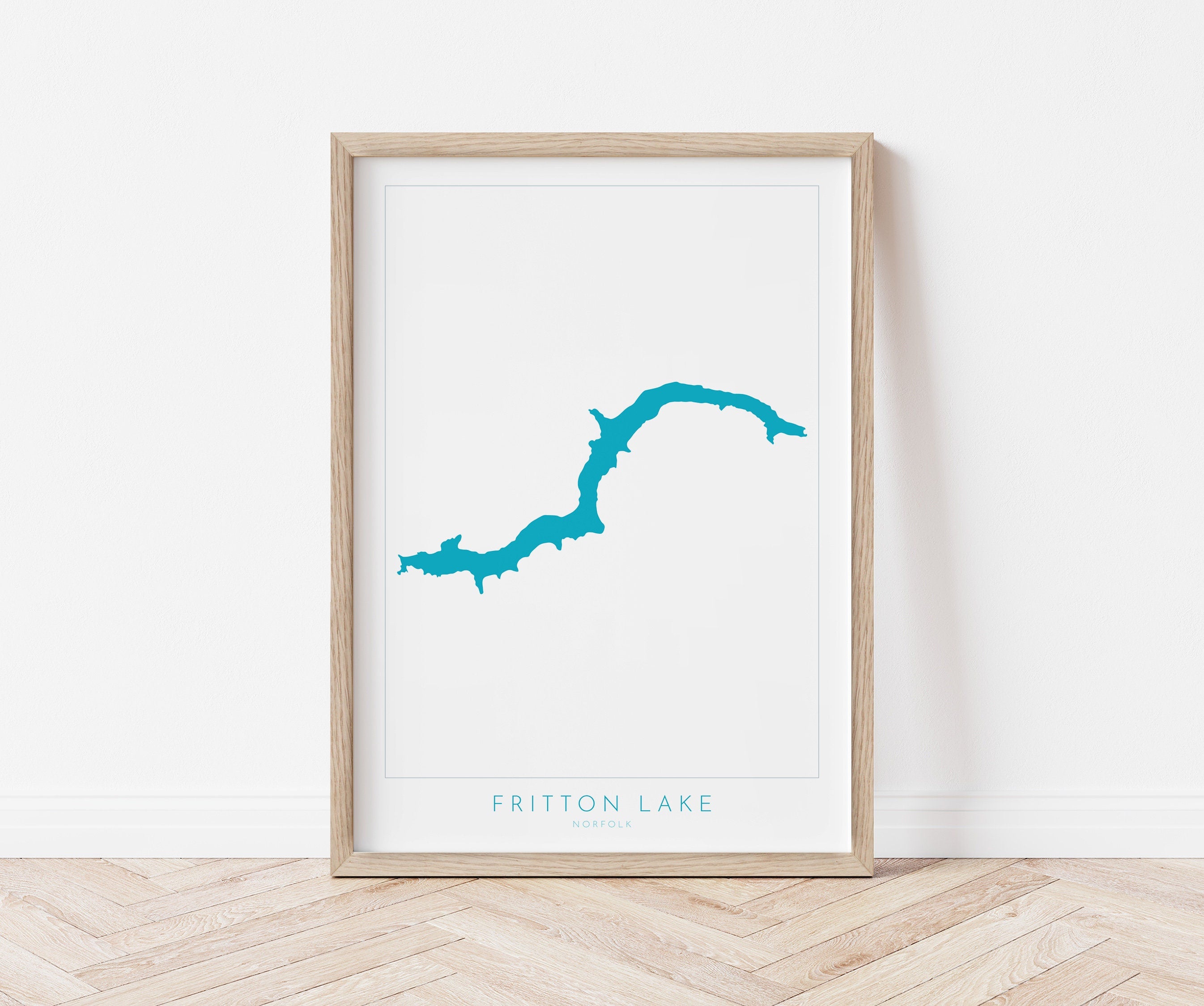 Fritton lake - Fritton Norfolk Map, Norfolk Map, Great Yarmouth map Art, Fritton Lake Map, Norfolk Map Art,