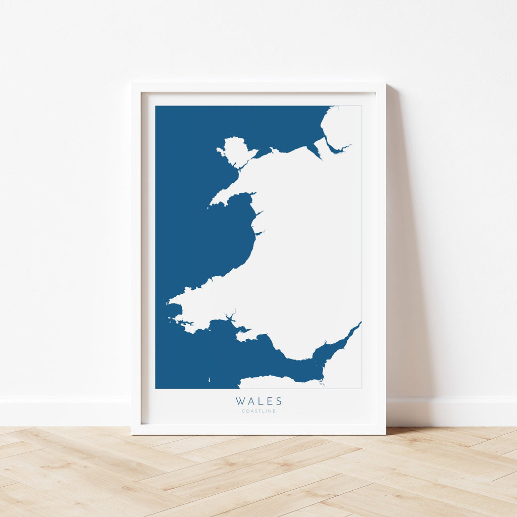 wales map art