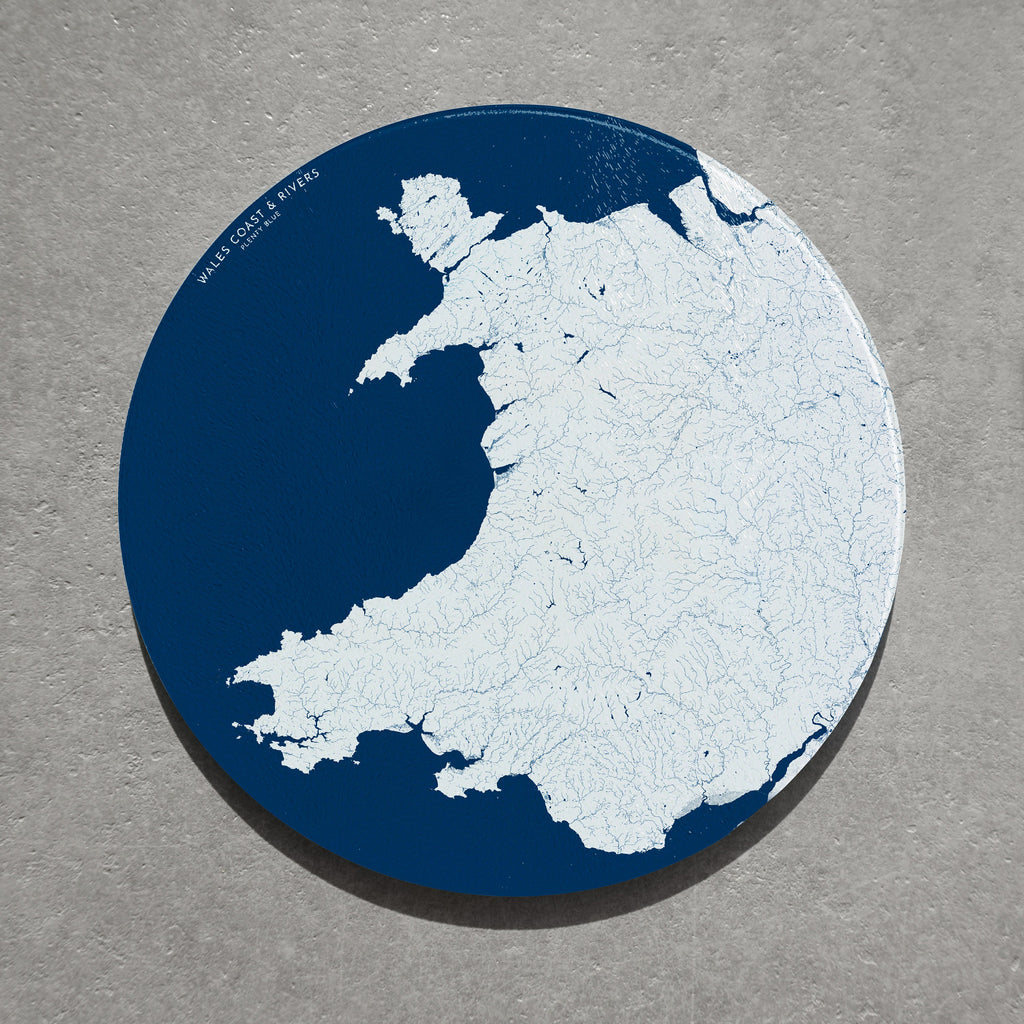 Wales Coast Chopping Board - Wales Map Worktop Saver, Wales Gift, Wales Map, Wales Map Art, Welsh Map, Welsh Gift Ideads