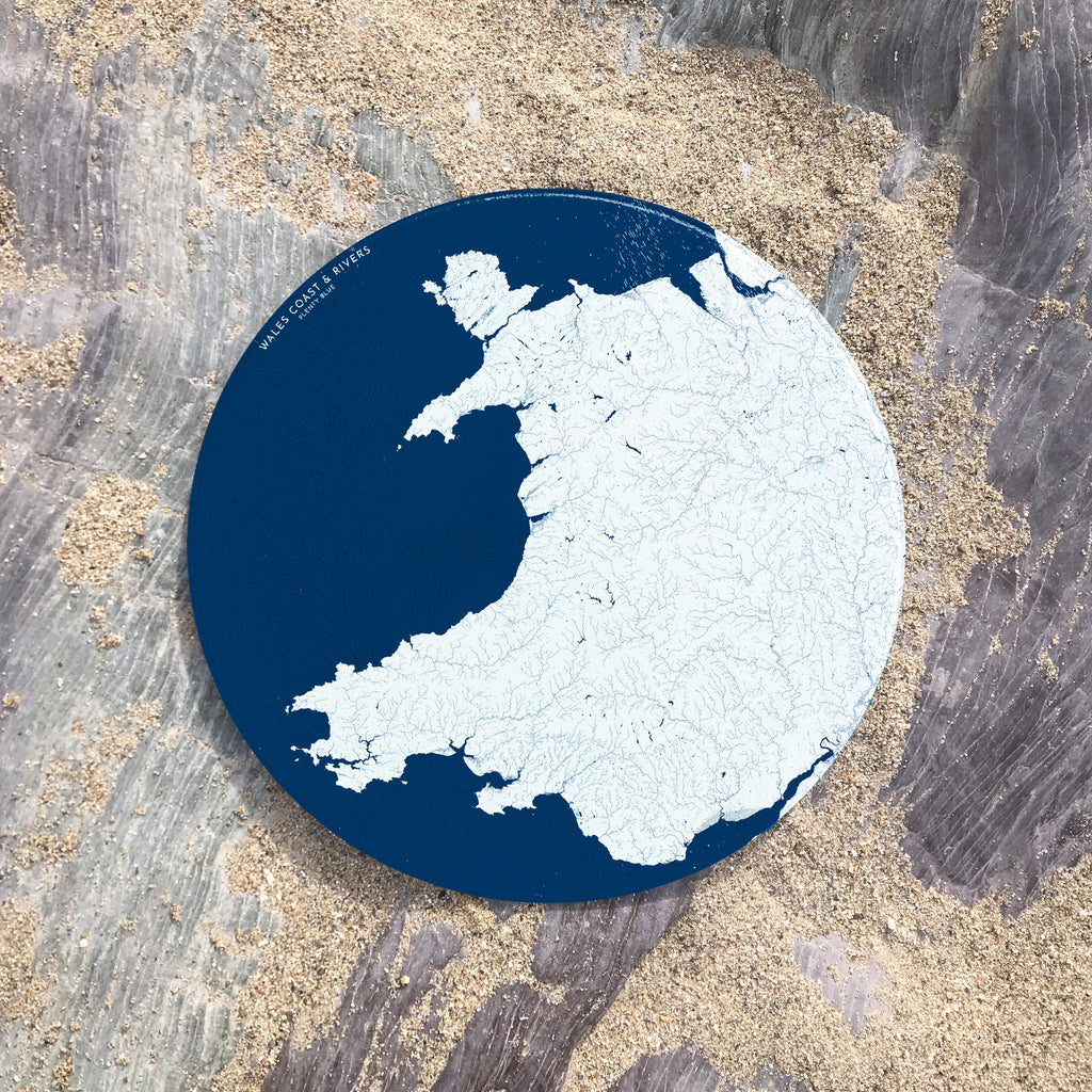 Wales Coast Chopping Board - Wales Map Worktop Saver, Wales Gift, Wales Map, Wales Map Art, Welsh Map, Welsh Gift Ideads