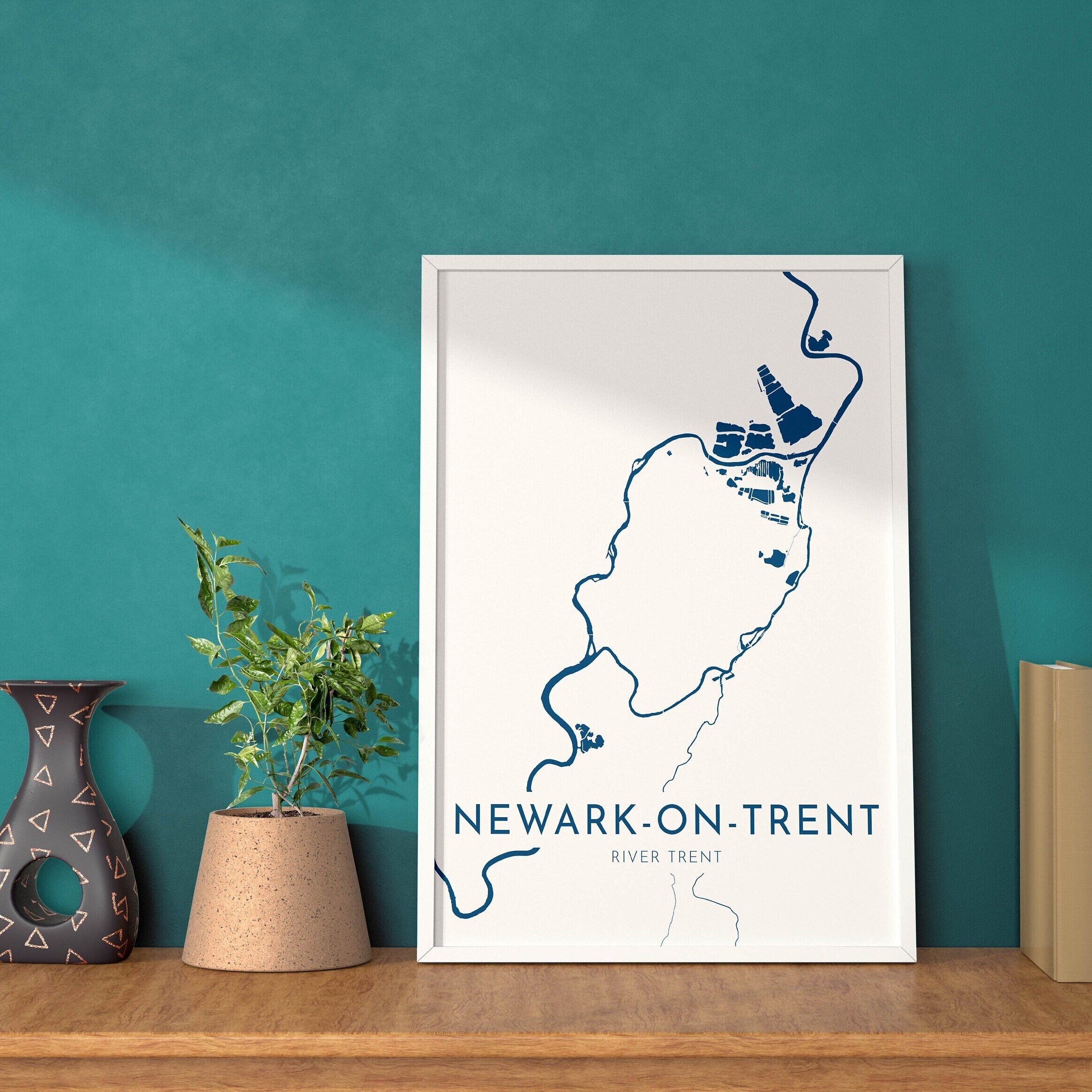 Newark uk map