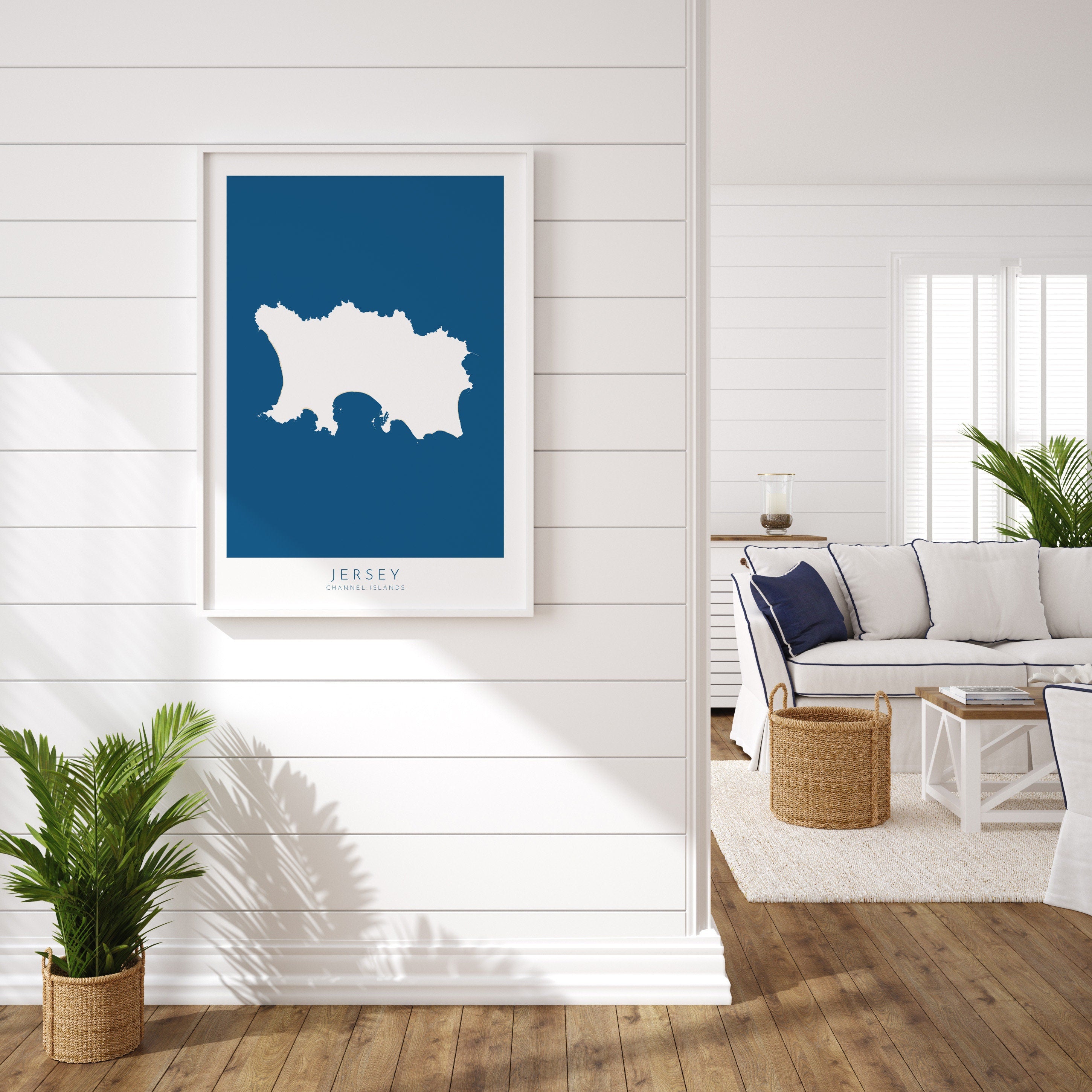 Jersey Map Art - Jersey Channel Islands Art Print, Jersey Gift, Jersey Map Art, Channel Islands Gift, Channel Islands Map, Jersey Map Gift
