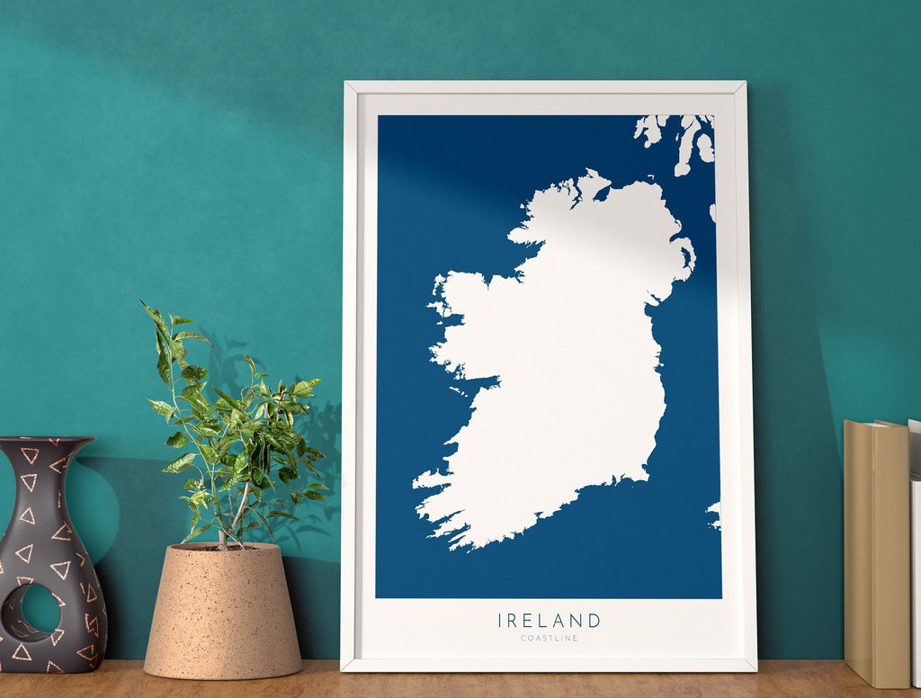 ireland map art