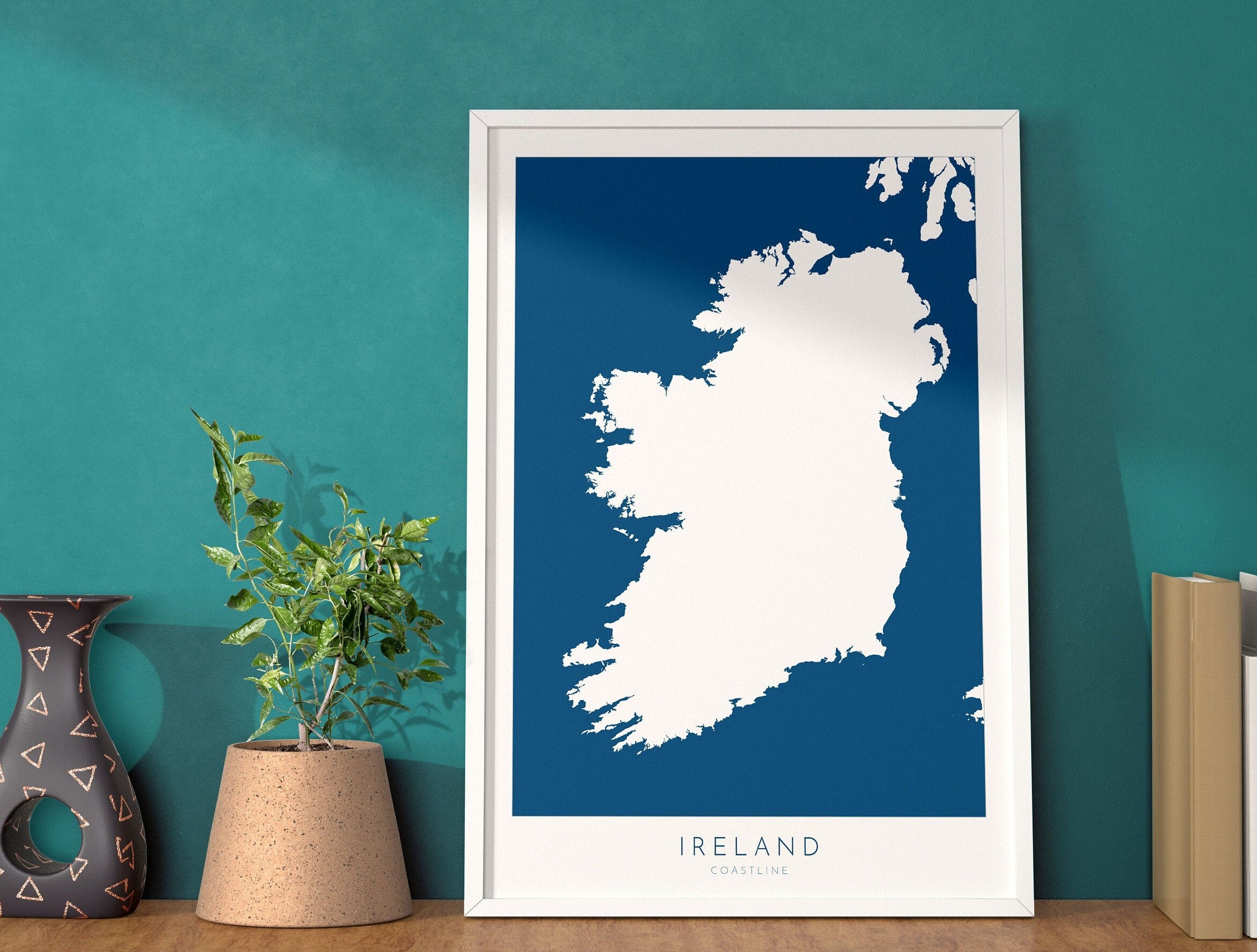 ireland map art