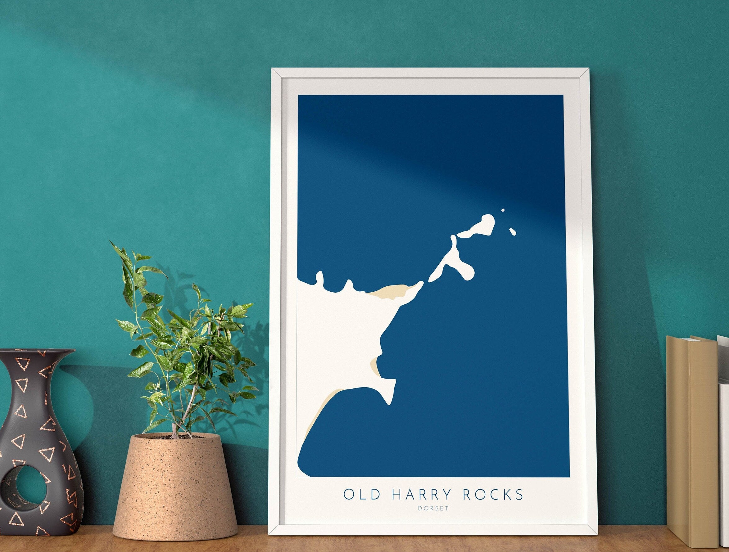 Old Harry Rocks map