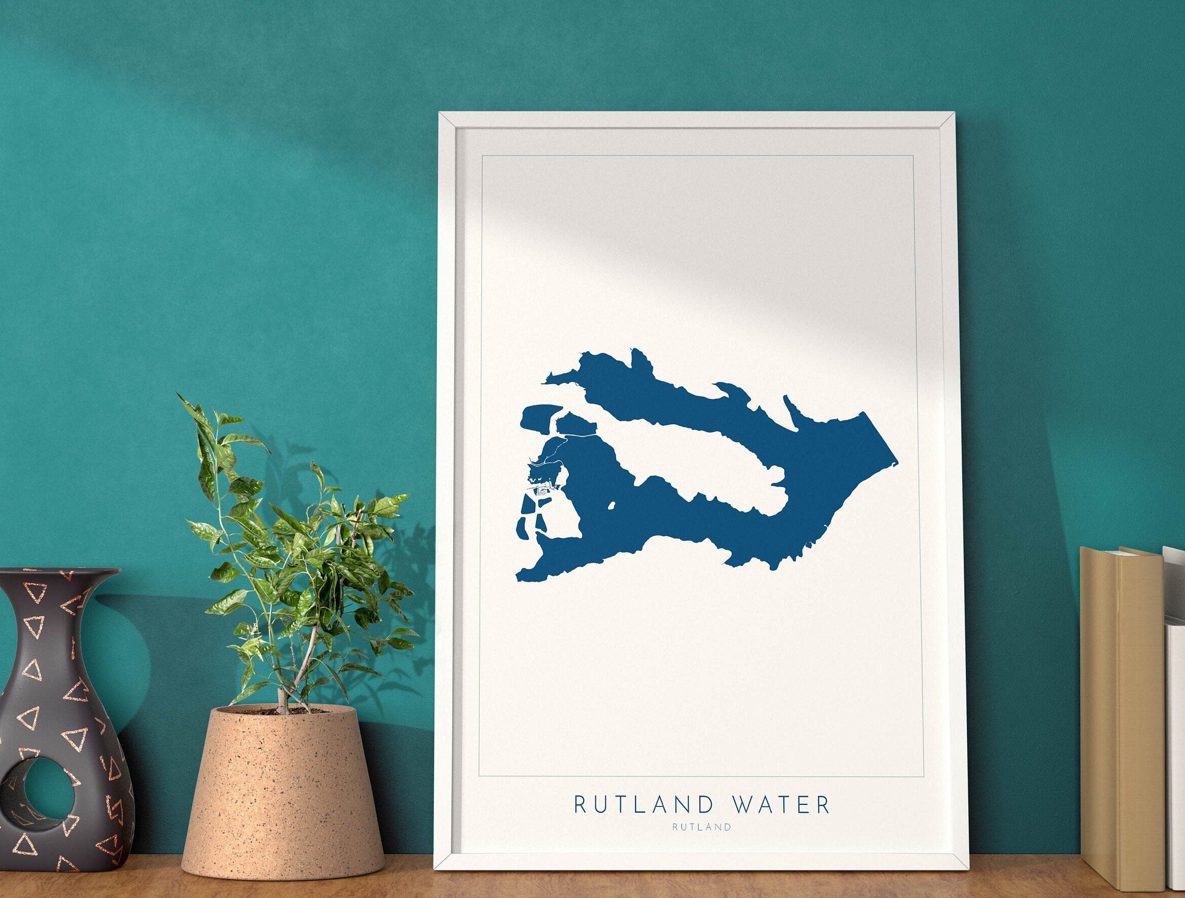 Rutland water map