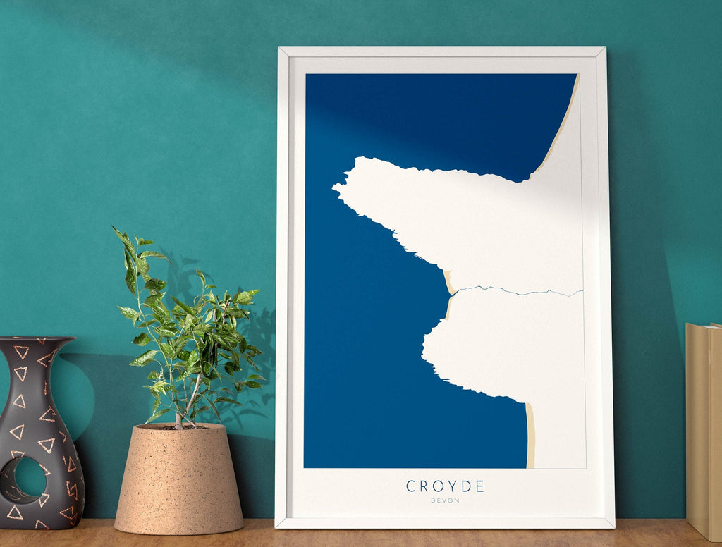 Croyde map art