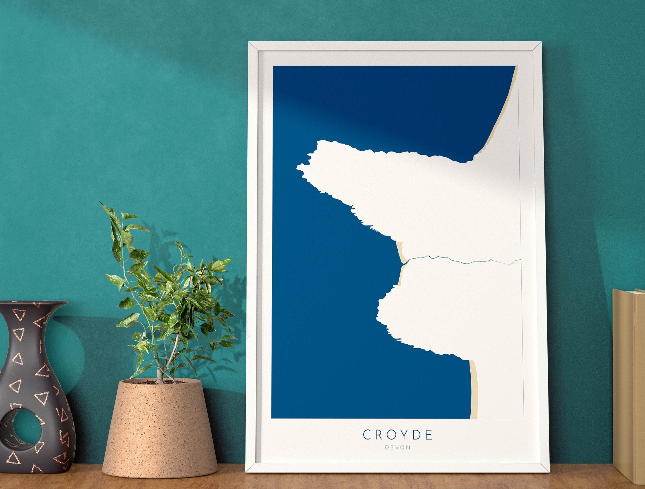 Croyde map art
