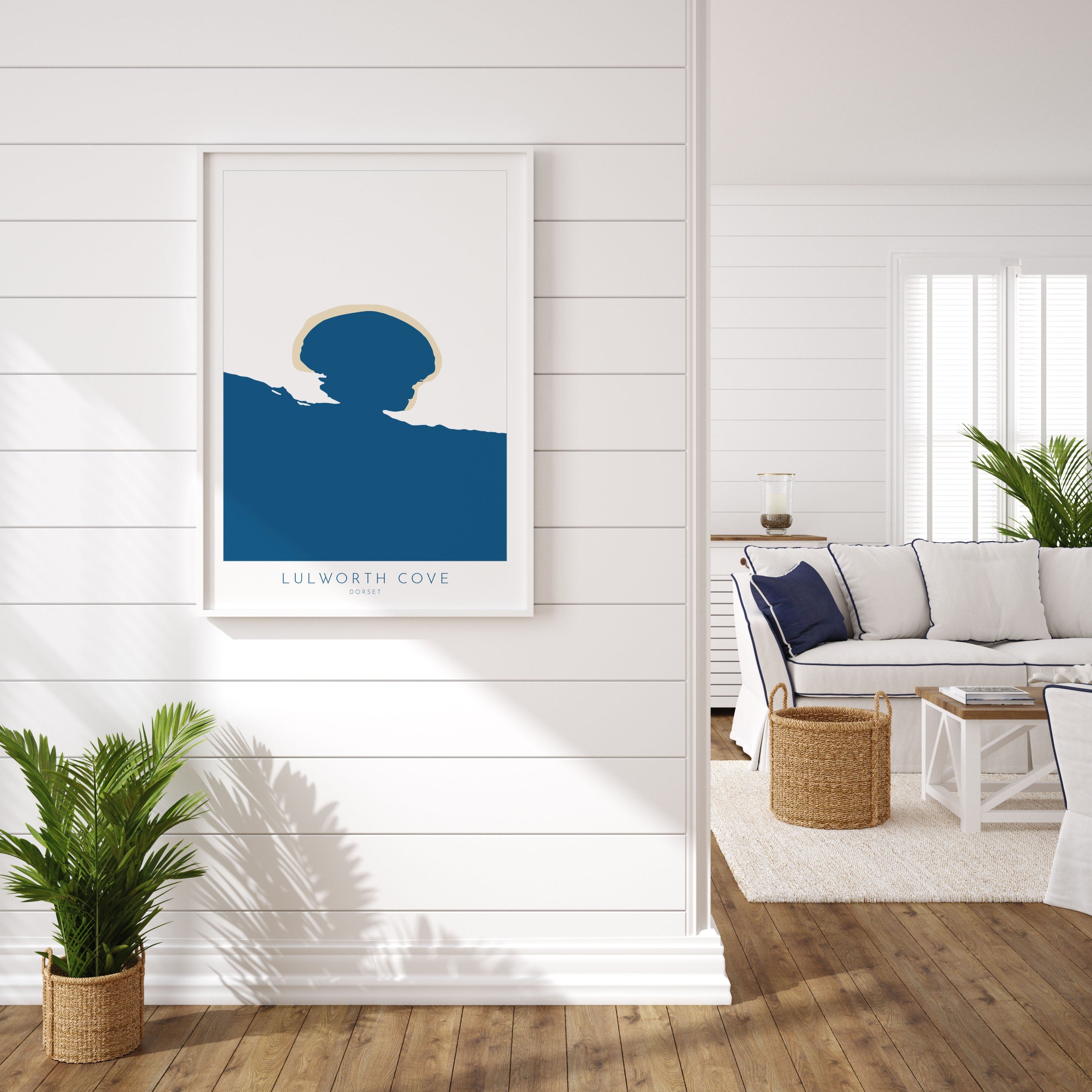 Lulworth Cove Map Art - Dorset Map, Lulworth Cove Print, Lulworth Cove Art, Durdle Door Map, Lulworth Map Art, Dorset Art, Dorset Poster