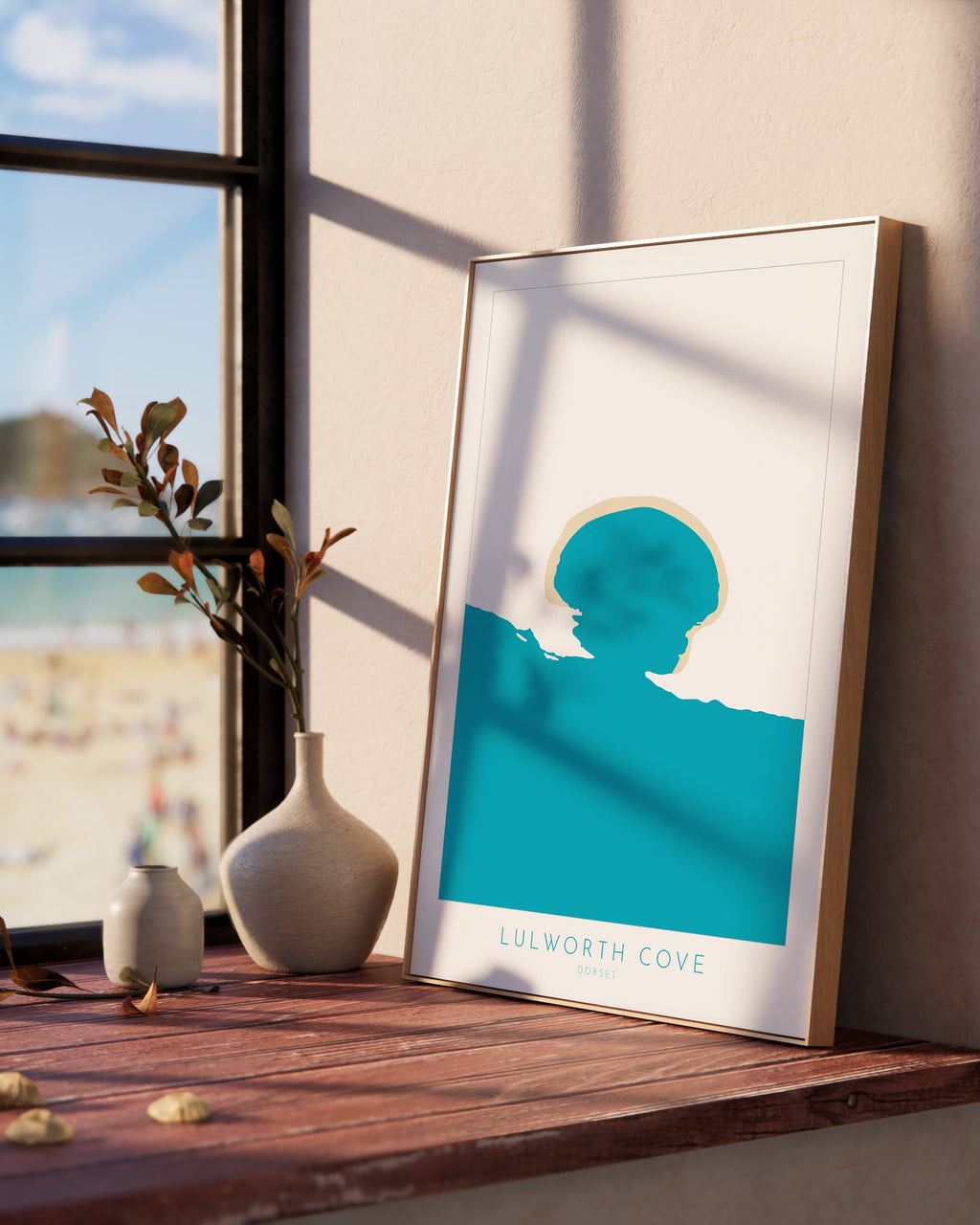 Lulworth Cove Map Art - Dorset Map, Lulworth Cove Print, Lulworth Cove Art, Durdle Door Map, Lulworth Map Art, Dorset Art, Dorset Poster