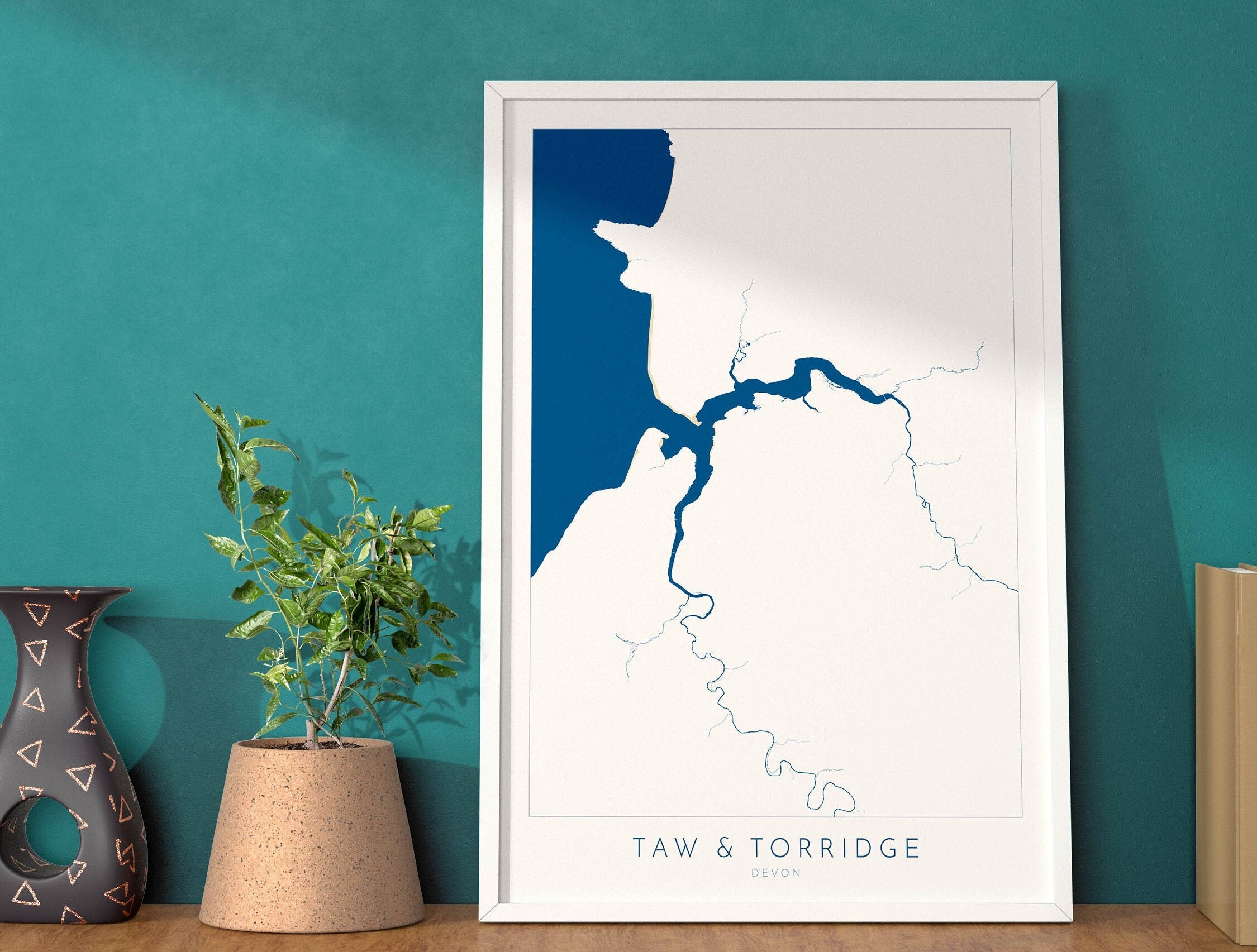 Taw and Torridge Map Art