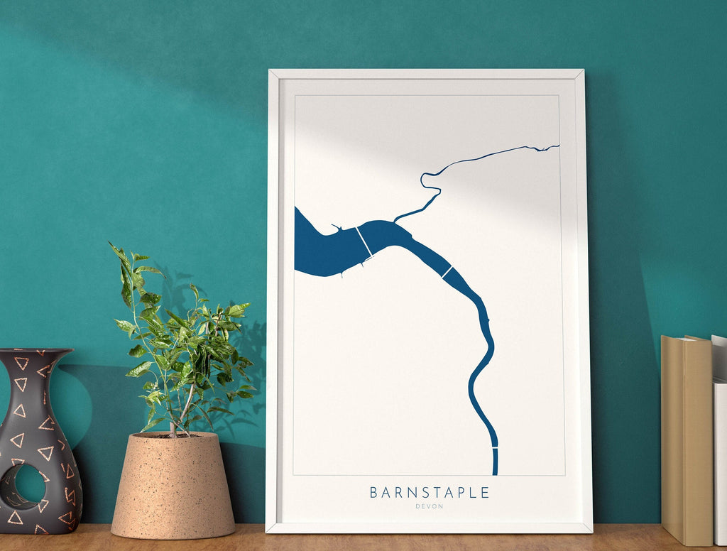 Barnstaple map art