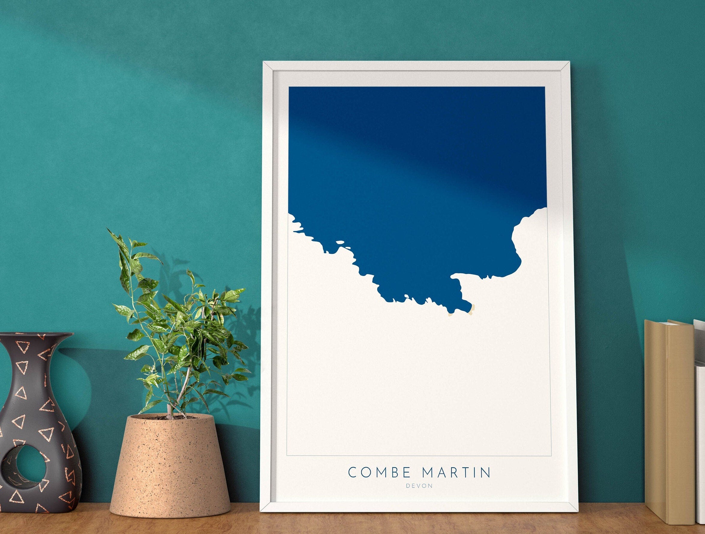 combe martin map