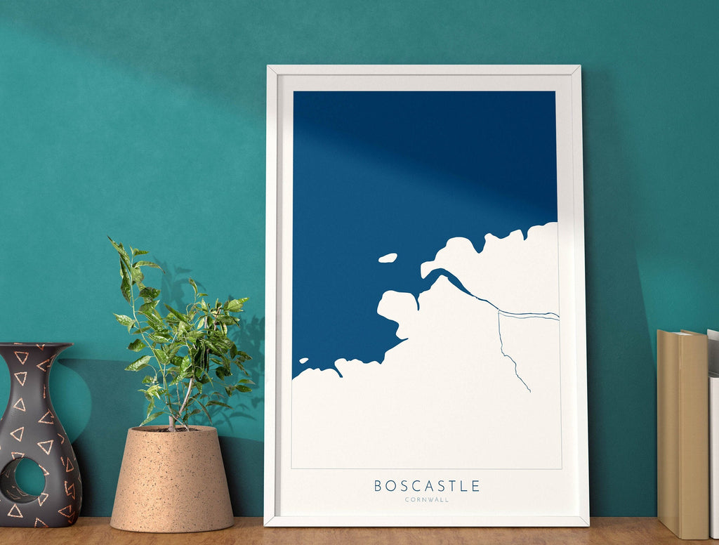 Boscastle map art