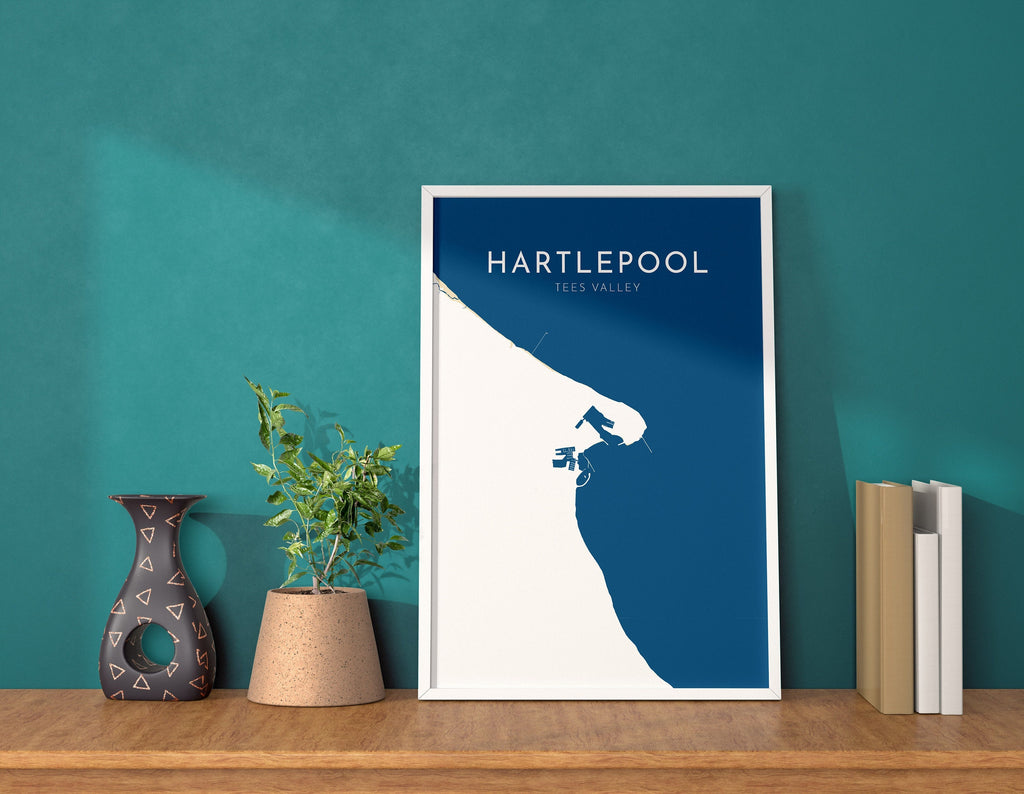 Hartlepool map art