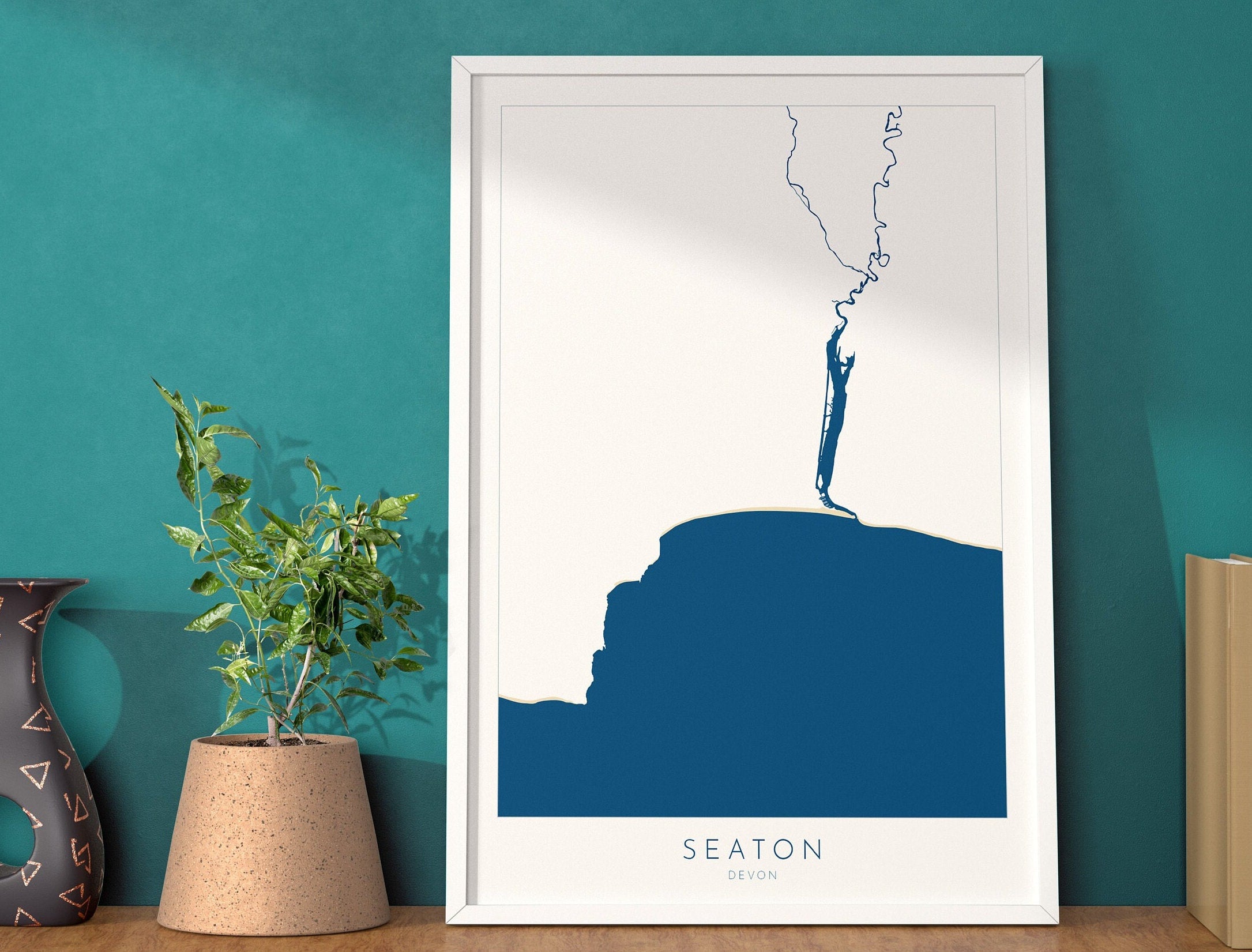 Seaton Devon Map