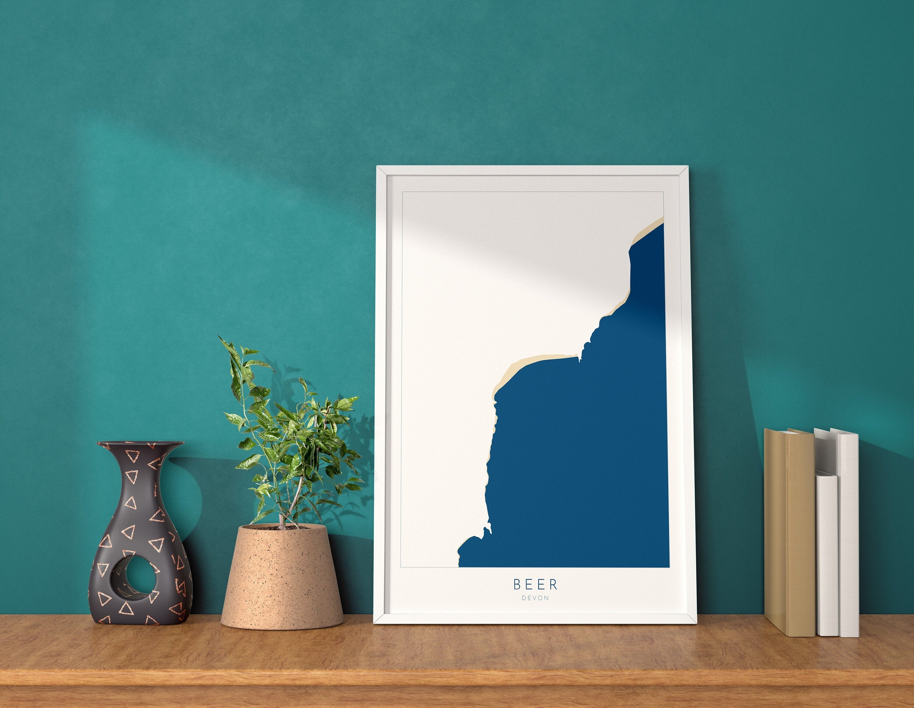 Beer Beach Devon Map