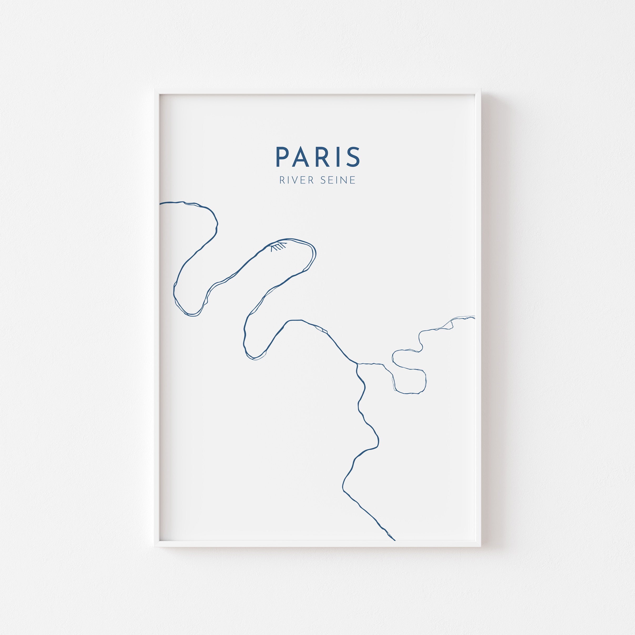 Paris Map - River Seine Map Art, Paris Art Print, City Map, Paris Art Print, Seine Map, River Art, France Map Art, Paris Travel Poster