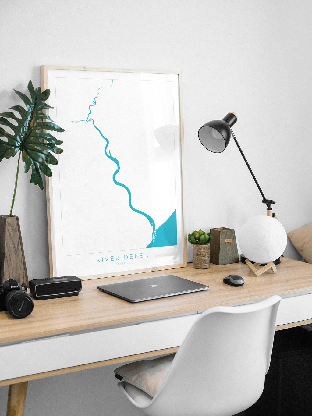 River Deben Map Art - Suffolk Map Print, Woodbridge Art, Woodbridge Map, Suffolk Map, Suffolk Coast, Suffolk Travel Print, Suffolk Art UK