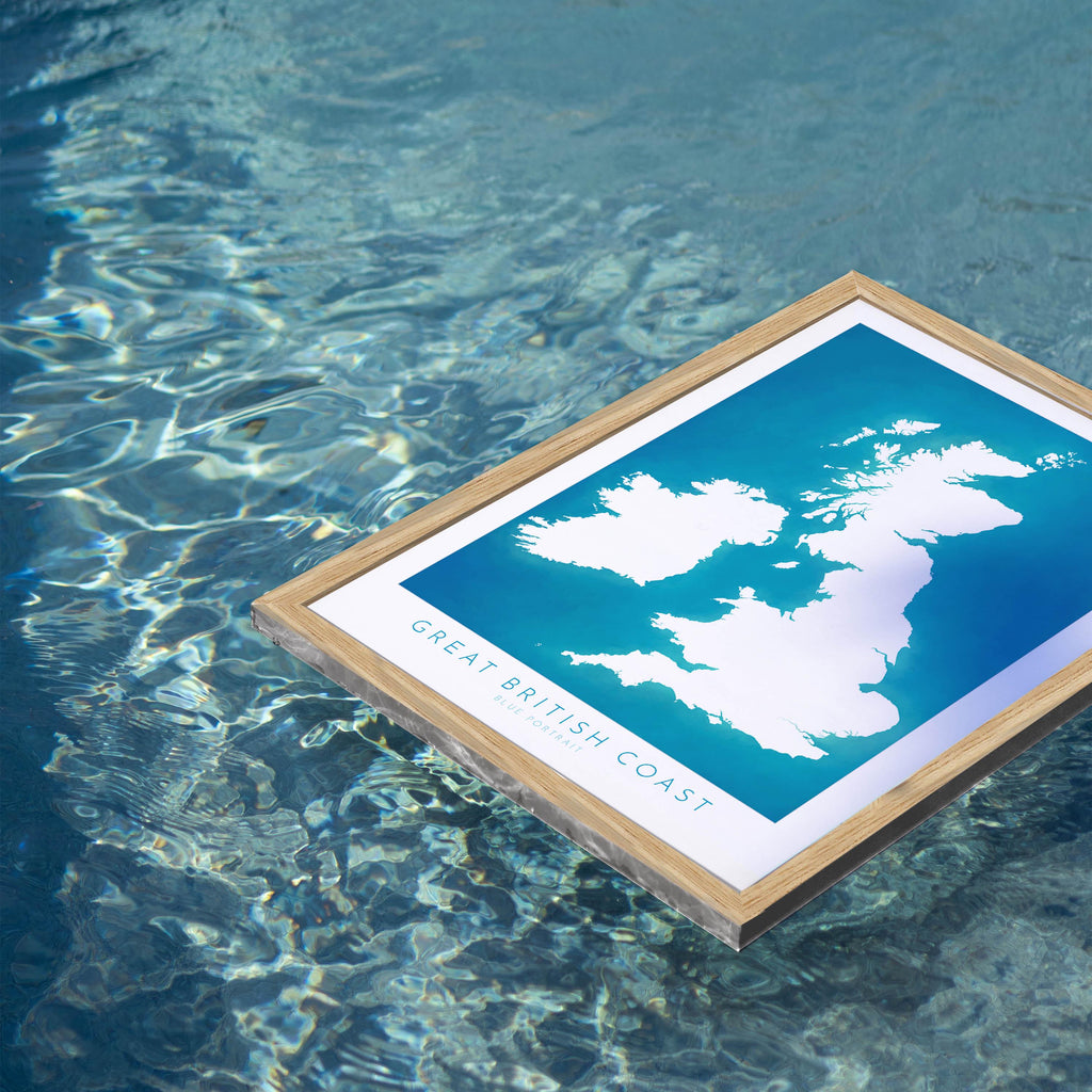 UK Coastline Map - Great Britain Coast Map, United Kingdom Map, Coastal Path