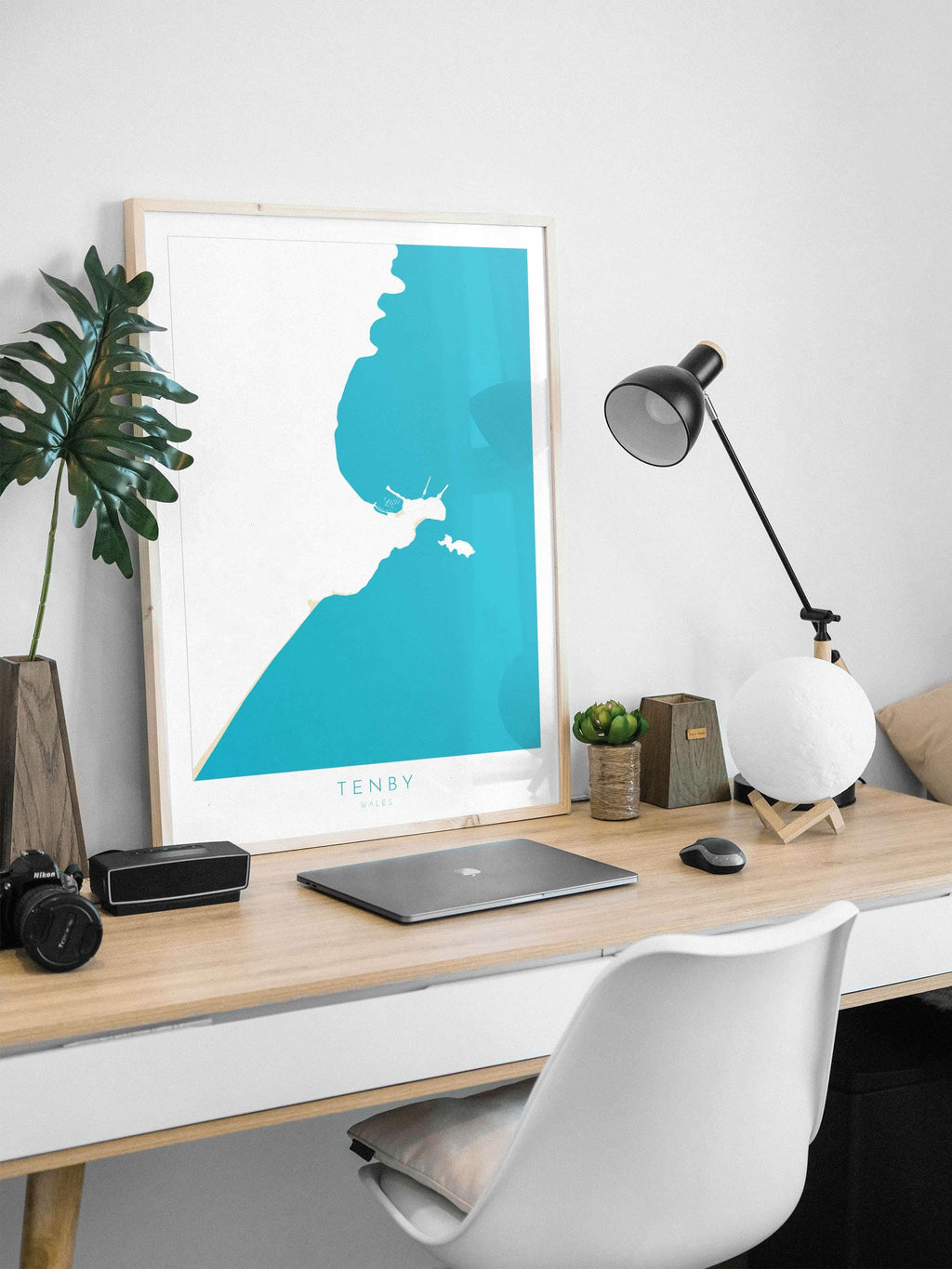 Tenby Map Print - Tenby Beach Art, Wales Map Art, Tenby Wales Travel Poster, Pembrokeshire Coast, A1, A2, A3, A4, Tenby Gift, Wales Art UK