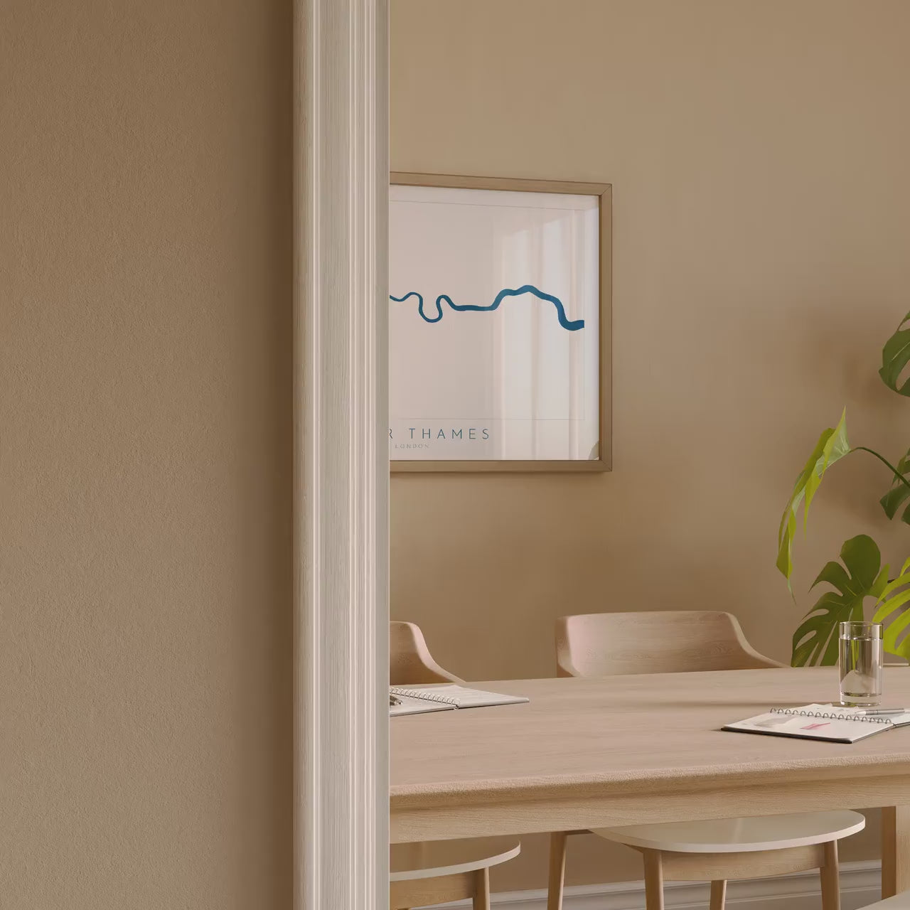 River Thames Map Print, River Thames Map Art, London Art, London Map, Map Art, River Art, Thames Art, UK City Map