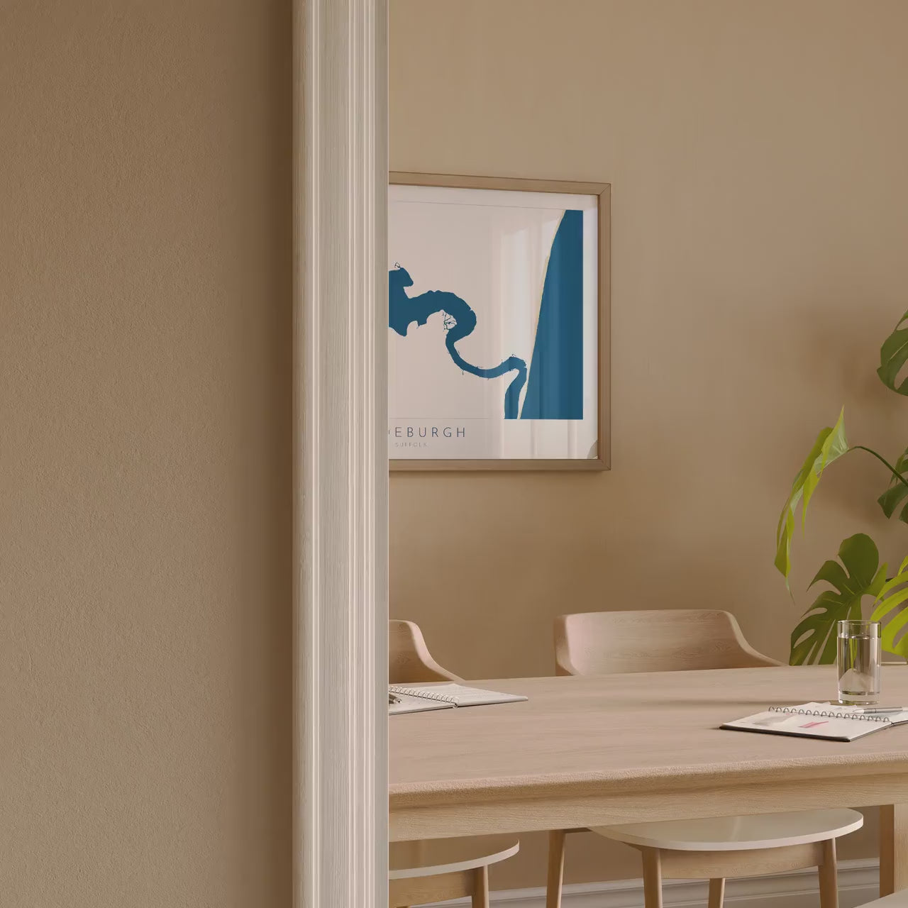 Aldeburgh Map Art - River Alde Map, Suffolk Map, Aldeburgh Art Poster, Suffolk Coast Print, Suffolk Travel Print, East Anglia, Sailing Gift