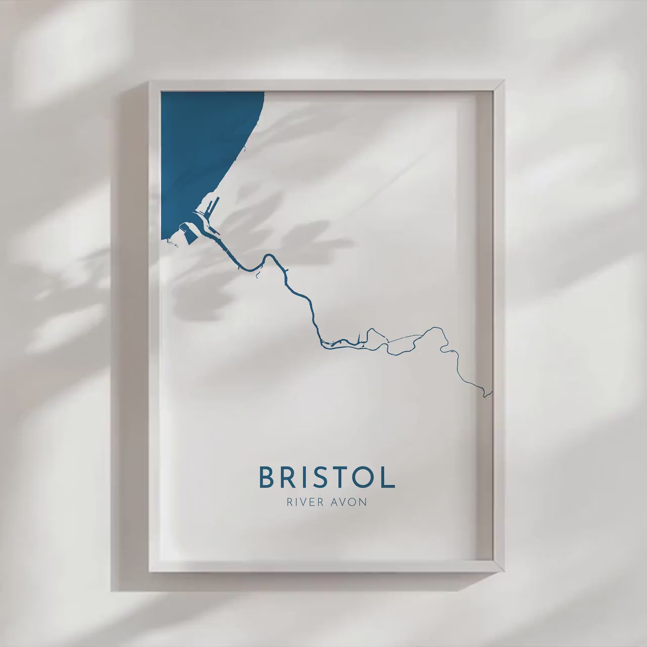 Bristol Map Art - Bristol Print, UK Map Art, Bristol Travel Print, UK City Map Art, Bristol Map Print, River Avon Map, Bristol Gift, UK